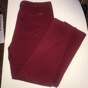 NWT Michael Kors Dark Lipstick Pants
